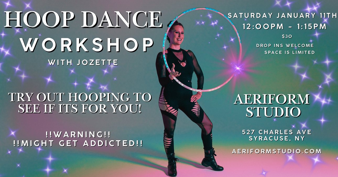 Hoop Dance Workshop Flyer
